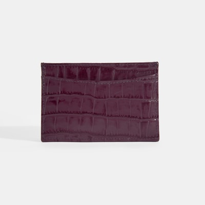 Kadın Bordo Deri Kartlık