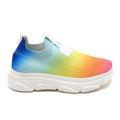 Kadın Çok Renkli Triko Spor Ayakkabı