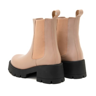 Kadın Ekru Deri Bot