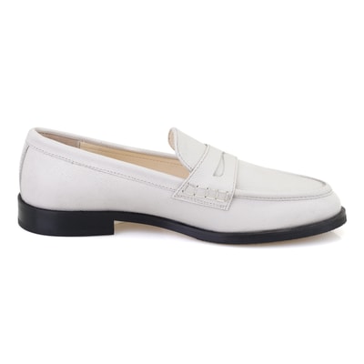 Kadın Ekru Deri Günlük Ayakkabı