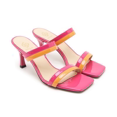 Kadın Fuşya Topuklu Terlik