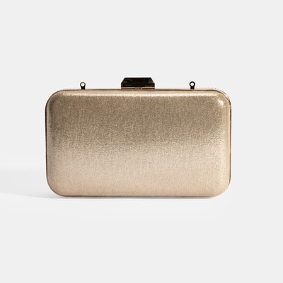 Kadın Gold Taş Detaylı Portföy Gece Çantası