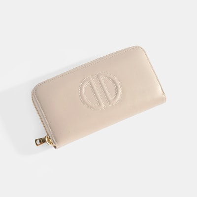 Kadın Gri Deri Cüzdan