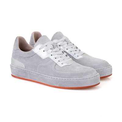 Kadın Gri Deri Günlük Ayakkabı