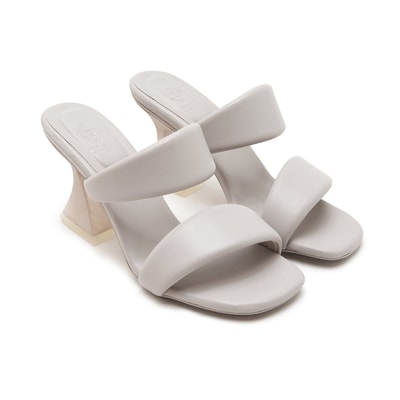 Kadın Gri Topuklu Terlik