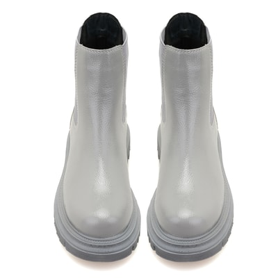 Kadın Gri Yandan Lastikli Chelsea Bot