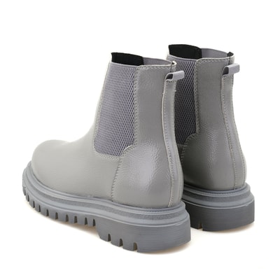 Kadın Gri Yandan Lastikli Chelsea Bot