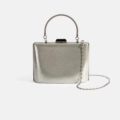 Kadın Gümüş Gece El Çantası