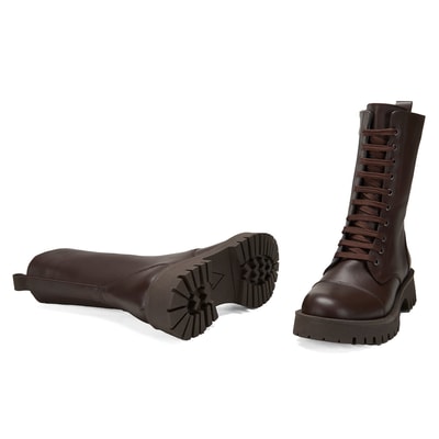 Kadın Kahve Deri Bot