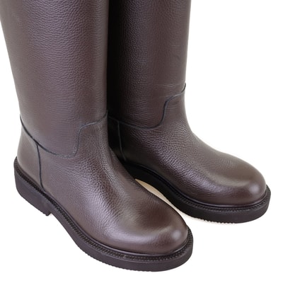 Kadın Kahve Deri Çizme