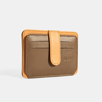 Kadın Kahve Deri Kartlık