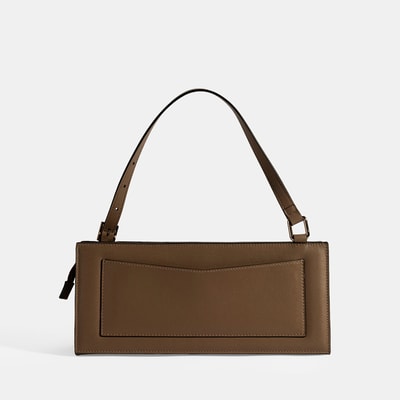 Kadın Kahve Deri Omuz Çantası