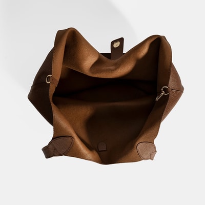 Kadın Kahve Deri Omuz Çantası