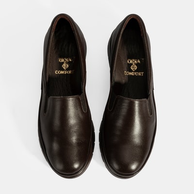 Kadın Kahve DesaComfort Deri Günlük Ayakkabı