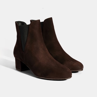 Kadın Kahve DesaComfort Lastikli Süet Chelsea Bot