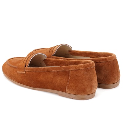 Kadın Kahve Günlük Süet Deri Ayakkabı