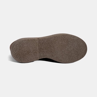 Kadın Kahve Metal Toka Detaylı Süet Loafer