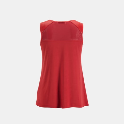 Kadın Kırmızı Deri Detaylı Perforeli Bluz