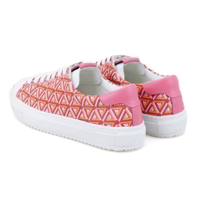 Kadın Kırmızı Monogram Spor Ayakkabı