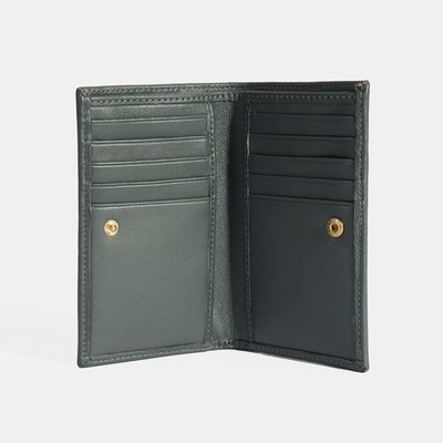 Kadın Koyu Gri Deri Cüzdan