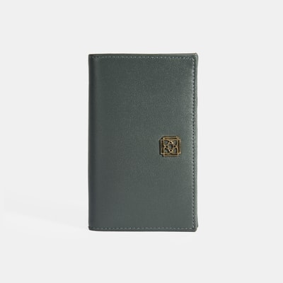 Kadın Koyu Gri Deri Cüzdan