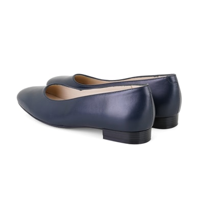 Kadın Lacivert DesaComfort Deri Babet