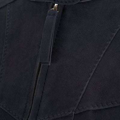 Kadın Lacivert Süet Ceket