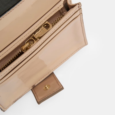 Kadın Mavi / Ten Deri Cüzdan