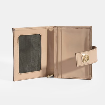 Kadın Mavi / Ten Deri Cüzdan