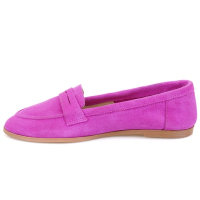 Kadın Pembe Günlük Süet Deri Ayakkabı
