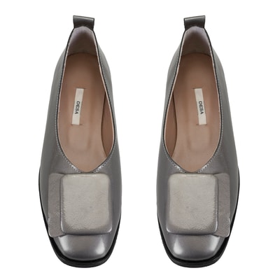 Kadın Platin Deri Babet