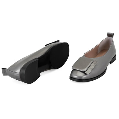 Kadın Platin Deri Babet