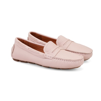 Kadın Pudra Deri Loafer