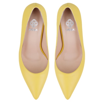 Kadın Sarı Abiye Ayakkabı