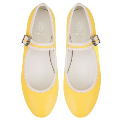 Kadın Sarı Deri Babet