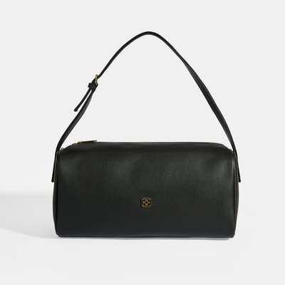 Kadın Siyah Ayarlanabilir Askılı Omuz Çantası