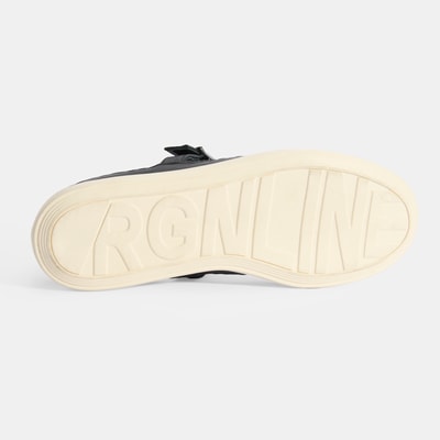 Kadın Siyah Ayarlanabilir Tokalı File Detaylı Ayakkabı