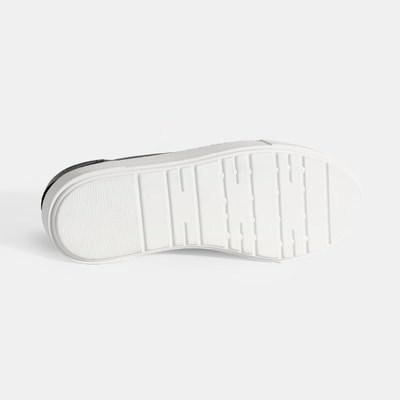 Kadın Siyah Bağcıklı Deri Günlük Ayakkabı