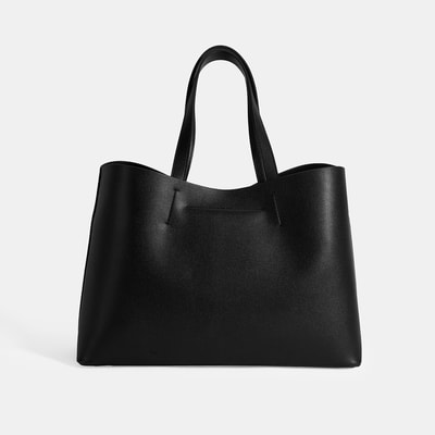 Kadın Siyah Cüzdan Aksesuarlı Omuz Çantası