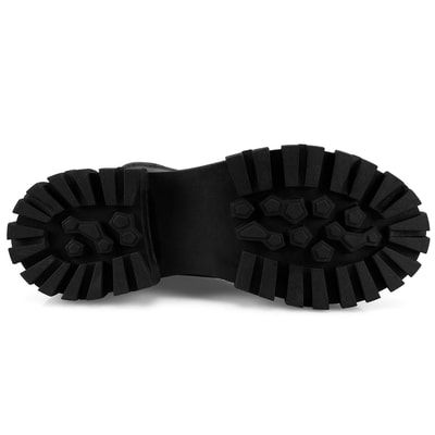 Kadın Siyah Deri Bot