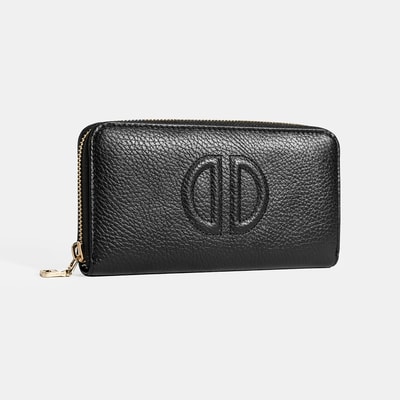 Kadın Siyah Deri Cüzdan