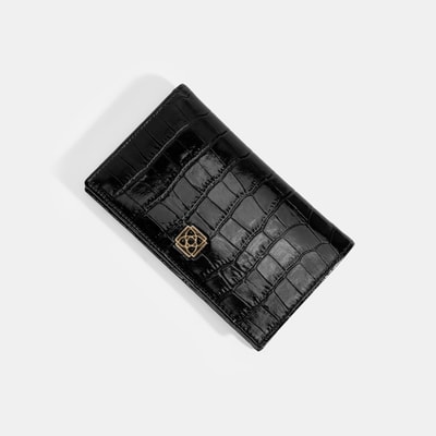 Kadın Siyah Deri Cüzdan