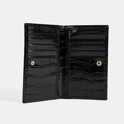 Kadın Siyah Deri Cüzdan