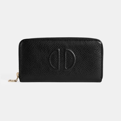 Kadın Siyah Deri Cüzdan