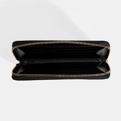 Kadın Siyah Deri Cüzdan
