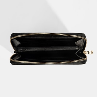 Kadın Siyah Deri Cüzdan