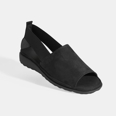 Kadın Siyah Deri DesaComfort Günlük Ayakkabı