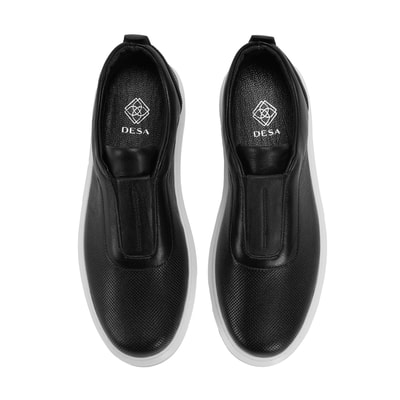 Kadın Siyah Deri Günlük Ayakkabı 