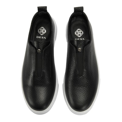 Kadın Siyah Deri Günlük Ayakkabı