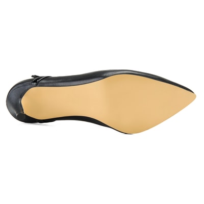 Kadın Siyah Deri Klasik Ayakkabı